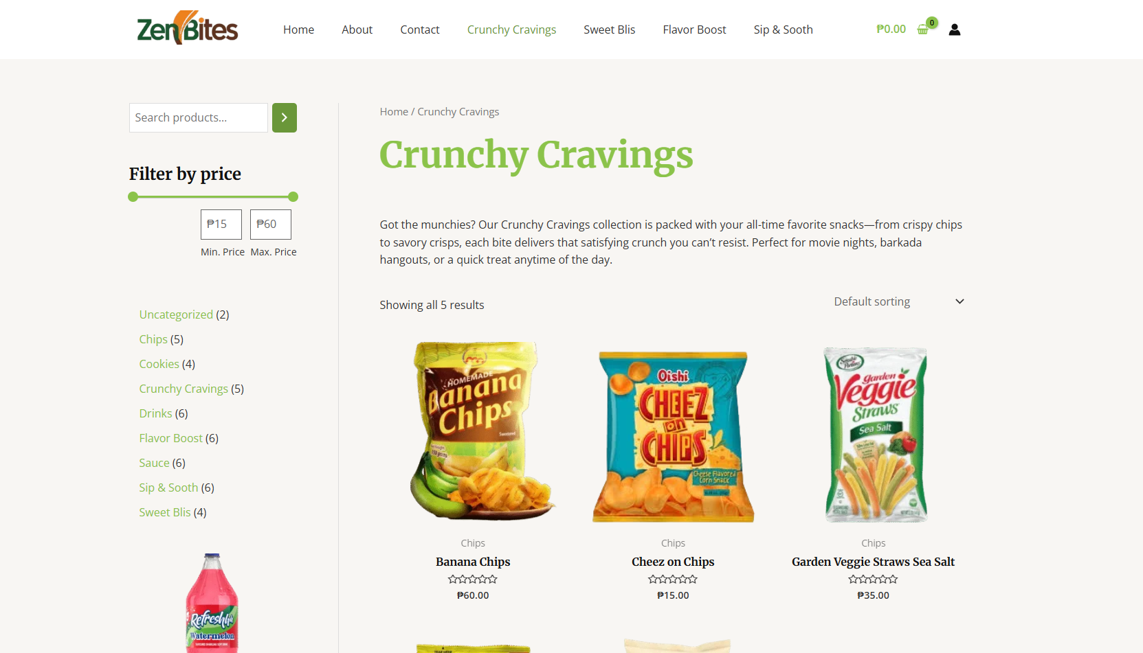 Shop Page